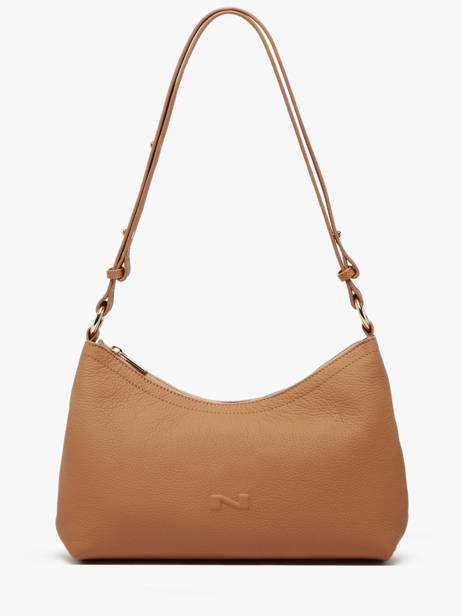 Sac Porté épaule Victoria Cuir Nathan baume Marron victoria 91