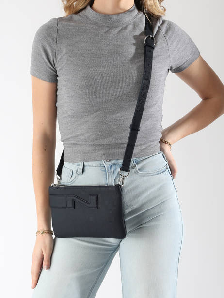Leather Florence Crossbody Bag Nathan baume Blue n city 4 other view 1