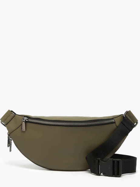 Sac Banane Homme Origami Cuir Lancel Vert origami A13426