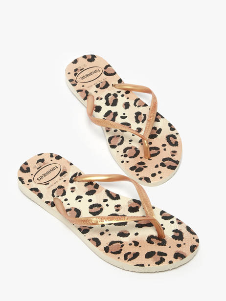 Flip Flops Havaianas Beige women 4103352F other view 2