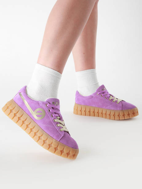 Sneakers Play En Cuir No name Violet women PLVS0440 vue secondaire 1