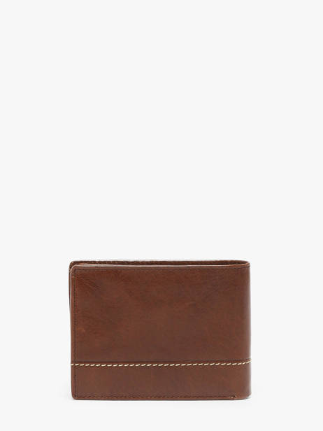 Checkholder With Coin Purse Leather Maverick Brown rough gear MAVRG003 other view 2