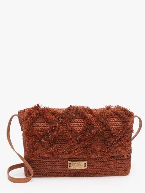 Shoulder Bag L'atelier Du Crochet Raphia Le voyage en panier Brown l'atelier du crochet AM768