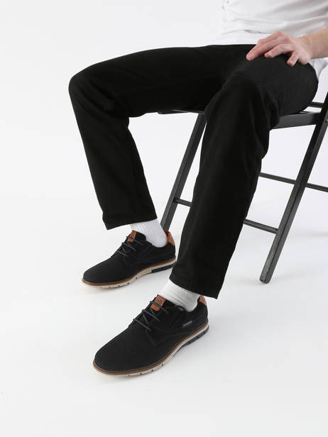 Sneakers Simone In Leather Bugatti Blue men 3319711S other view 1