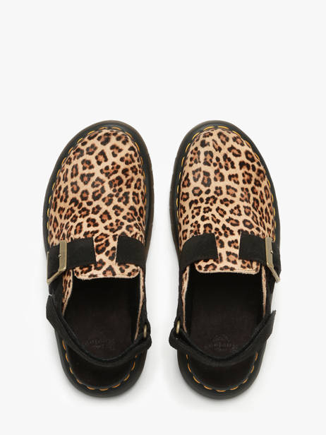 Slippers Jorge Iii In Leather Dr martens Brown women 41088200 other view 4