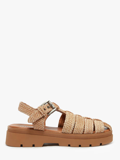 Sandals Shea In Leather Nuyou Beige women 37120