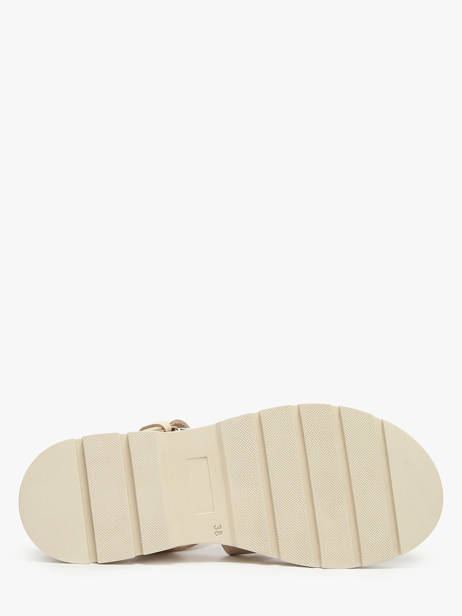Sandals Dalia In Leather Nuyou Beige women 37103 other view 4