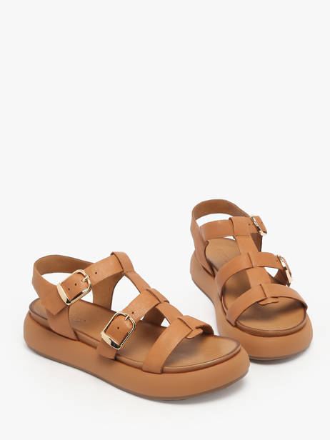 Sandals In Leather Inuovo Green women A96046 other view 1