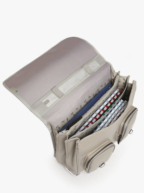 Cartable Vintage North Cameleon Gris vintage north CA41 vue secondaire 3