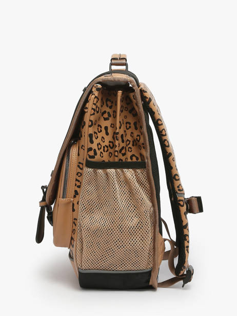 Sac à Dos Vintage North 2 Compartiments Cameleon Marron vintage north SD39 vue secondaire 2