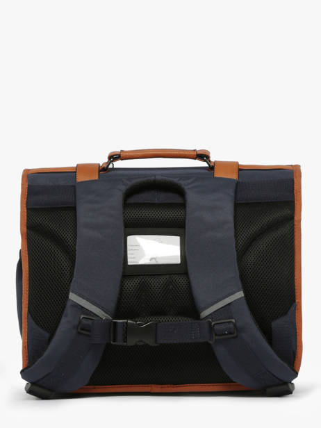 Satchel For Kids 2 Compartments Cameleon Blue vintage urban CA38 other view 4