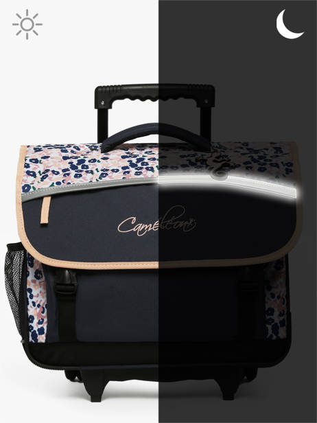 Cartable à Roulettes Enfant 3 Compartiments Cameleon Bleu actual CR41 vue secondaire 8