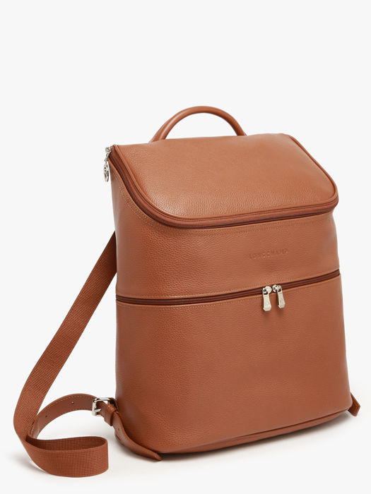 Longchamp Le foulonné Backpack Brown