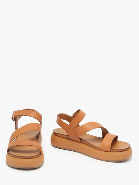 Sandals In Leather Inuovo Green women A96001 other view 2