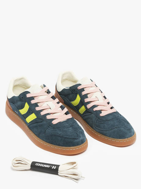 Sneakers In Leather Coolway Blue men 86036020 other view 2