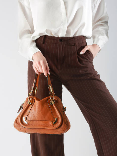 Sac à Main D'occasion Paraty Cuir Chloe Marron second life 1351290 vue secondaire 2