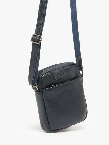 Sac Bandoulière Flandres Cuir Etrier Bleu flandres EFLA729S vue secondaire 2