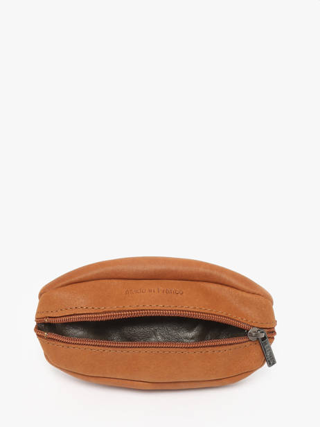 Porte-monnaie Oil Cuir Etrier Marron oil EOIL041 vue secondaire 2