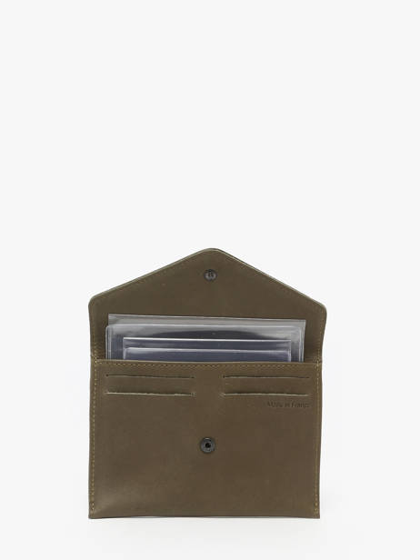 Porte-papiers Oil Cuir Etrier Vert oil EOIL054 vue secondaire 1