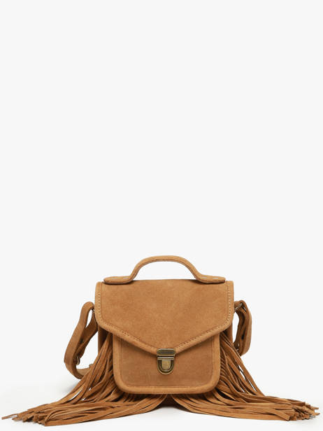 Sac Bandoulière Folk Cuir Paul marius Marron folk GEORXFOL