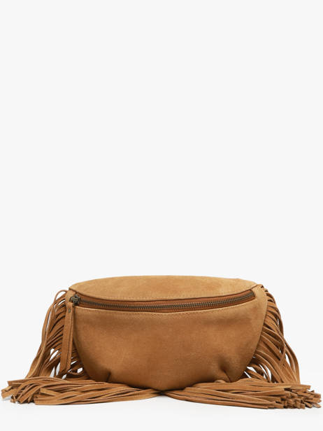 Sac Banane Folk Cuir Paul marius Marron folk BANASFOL