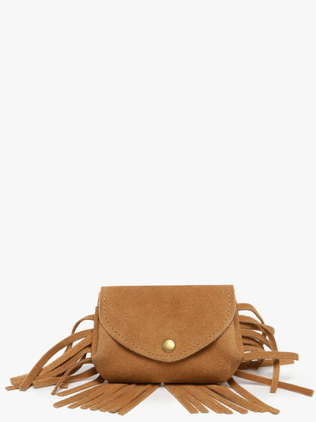 Porte-monnaie Le Gustave Folk Cuir Paul marius Marron folk GUSTAFOL