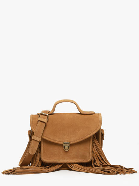 Leather Melle George Folk Crossbody Bag Paul marius Brown folk GEORGFOL