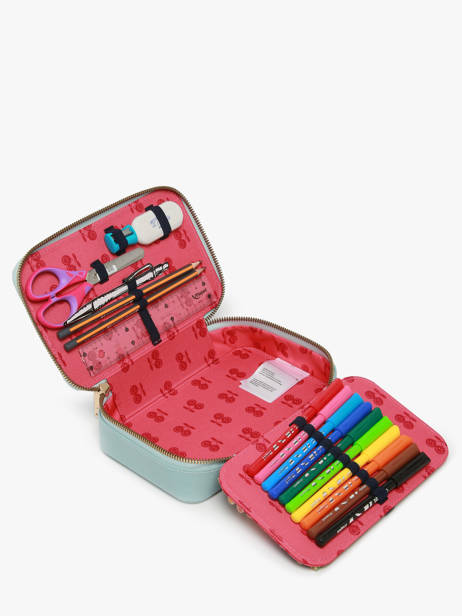 Trousse 1 Compartiment Jeune premier Bleu daydream girls G vue secondaire 3