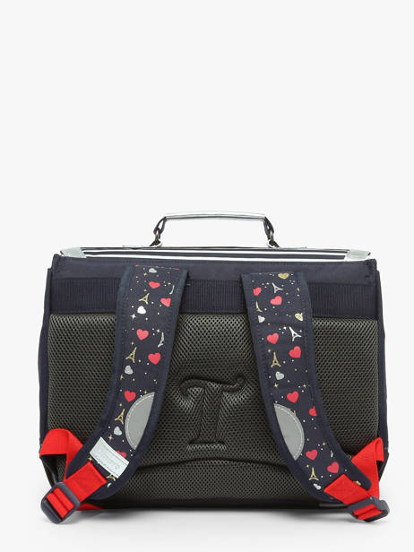 1 Compartment Satchel Tann's Blue les fantaisies f 35321 other view 4