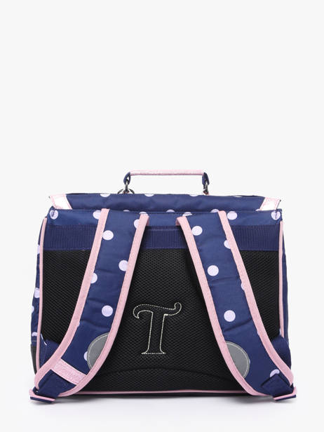 1 Compartment Satchel Tann's Blue les fantaisies f 35325 other view 4