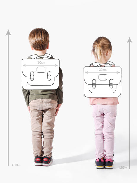 1 Compartment Satchel Tann's Multicolor les fantaisies f 35265 other view 1