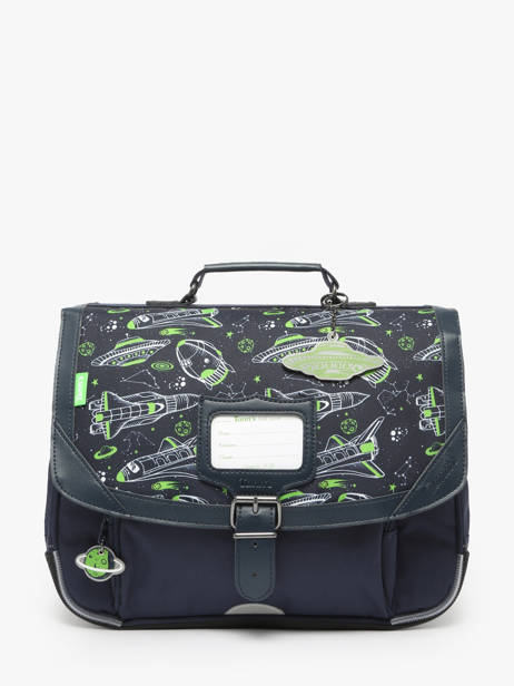 1 Compartment Satchel Tann's Blue les fantaisies g 35142