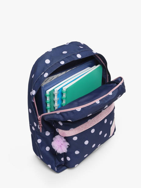 1 Compartment Backpack Tann's Blue les fantaisies f 62325 other view 3