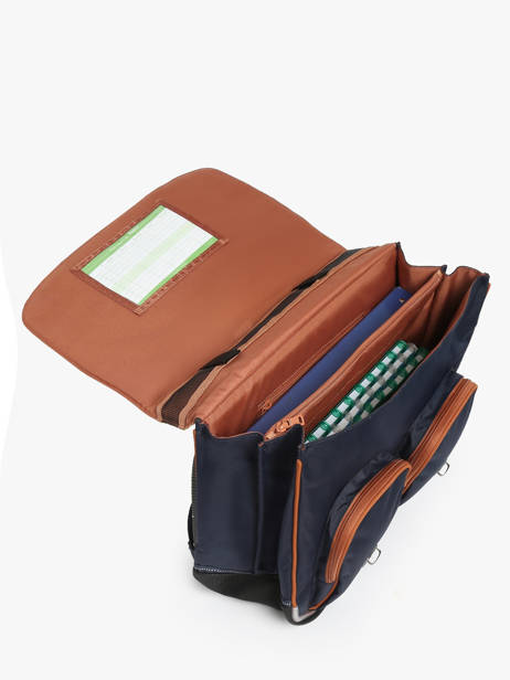 Cartable 2 Compartiments Tann's Bleu les fantaisies g 41111 vue secondaire 3