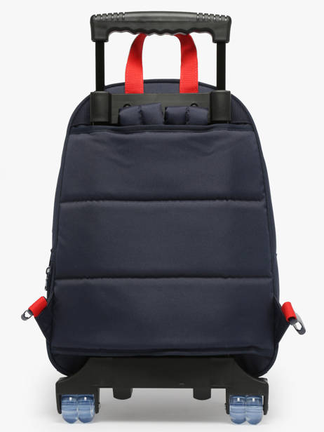 2-compartment Wheeled Schoolbag Tann's Blue les fantaisies f 73321 other view 5