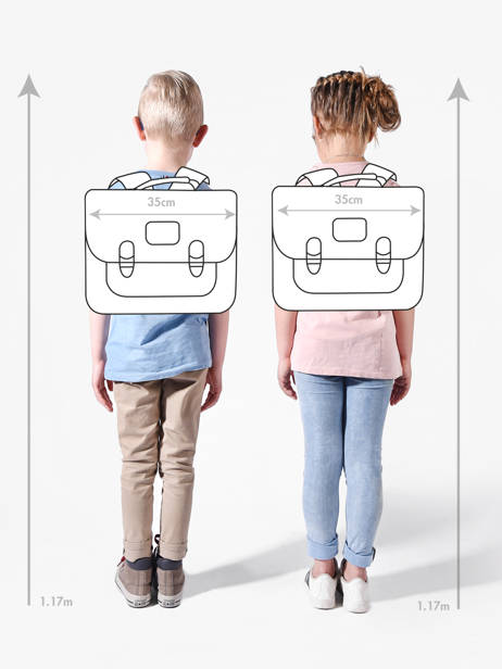 1 Compartment Satchel Tann's Multicolor les fantaisies f 35263 other view 1