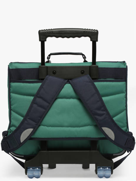 2-compartment Wheeled Satchel Tann's Green les fantaisies g 43126 other view 4