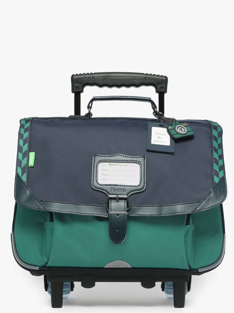 2-compartment Wheeled Satchel Tann's Green les fantaisies g 42126