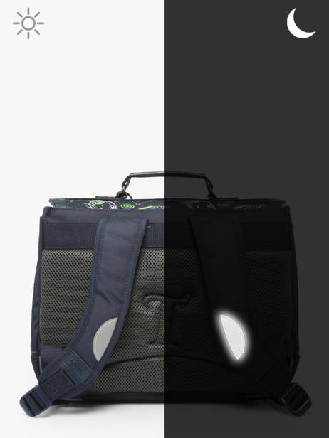 1 Compartment Satchel Tann's Blue les fantaisies g 35142 other view 5