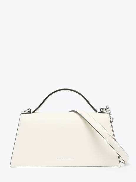 Shoulder Bag K Signature Leather Karl lagerfeld White k signature A1W30458 other view 4