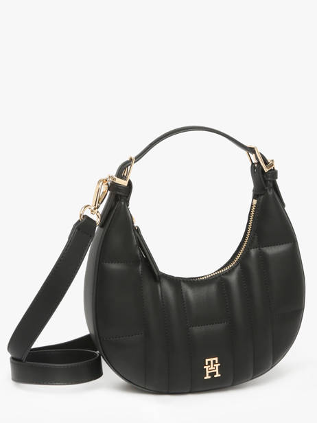 Sac Porté épaule Th Feminine  Polyurethane Tommy hilfiger Noir th feminine  AW17635 vue secondaire 1