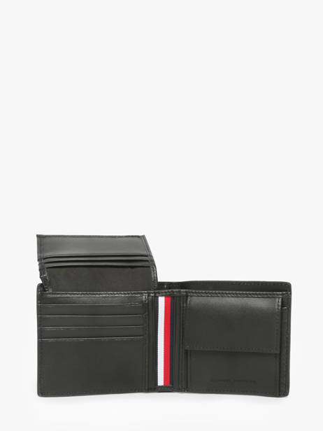 Wallet Leather Tommy hilfiger Black central AM13515 other view 2