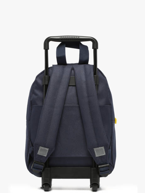 1 Compartment Wheeled Schoolbag Pokemon Blue pikachu eclair 25IK204F other view 4