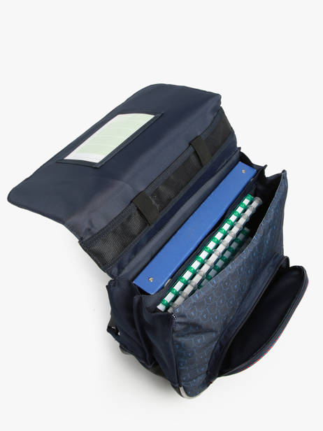 Cartable à Roulettes 2 Compartiments Tann's Bleu les fantaisies g 42143 vue secondaire 3