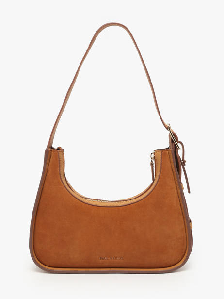 Sac Porté épaule La Suite Cuir Paul marius Orange la suite VICTXSUI