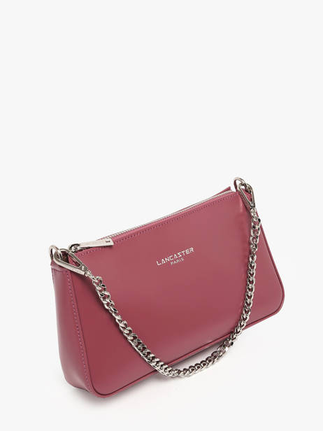 Leather Suave Baguette Bag Lancaster Pink suave even 14 other view 2