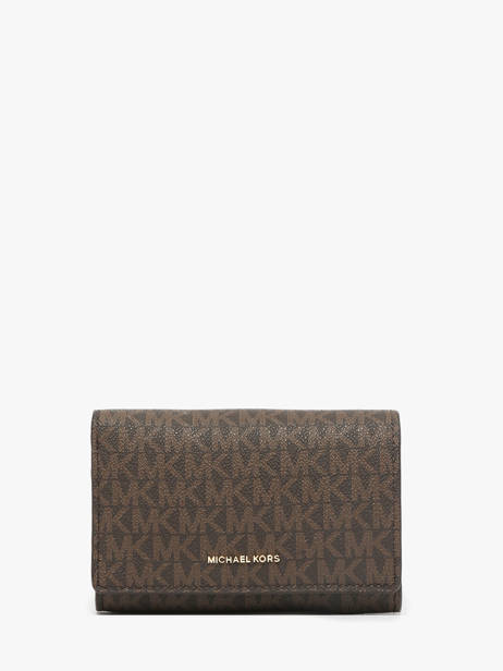 Portefeuille Michael kors Marron jet set T5GJ6D9B