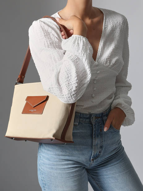 Shoulder Bag Canvas Kba Lancaster Beige canvas kba 51 other view 1