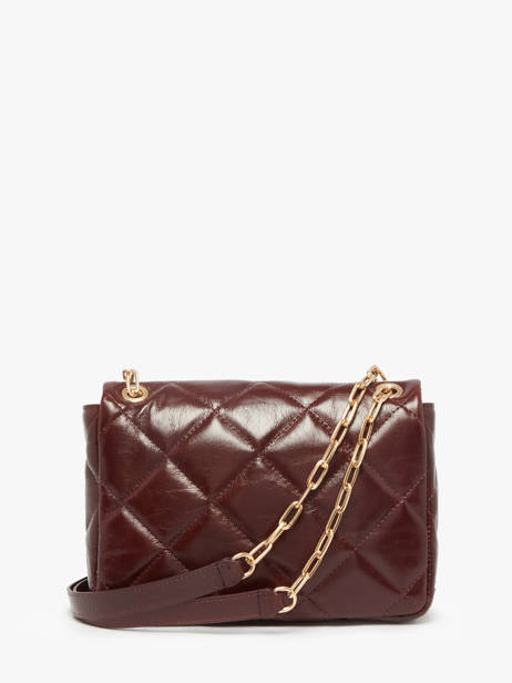 Large Quilted Leather Moon Shoulder Bag Vanessa bruno Brown moon 84V40329 other view 4