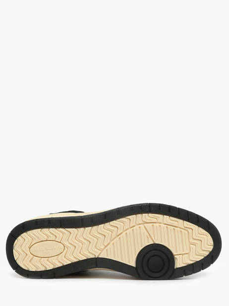 Sneakers La Vernaz En Cuir Serge blanco Noir men CHA2340P vue secondaire 5